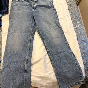 Rag & Bone Light Blue Straight Leg Jeans